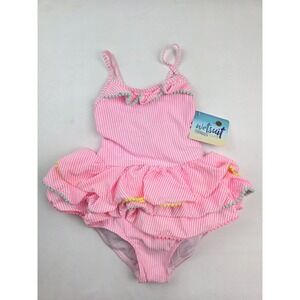 Rashti & Rashti Wetsuit club swimsuit dress kids bathing suit sz 5 NWT pink girl